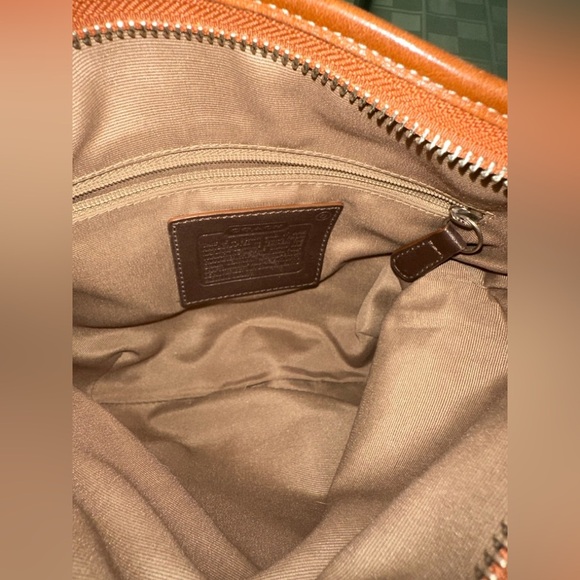 Coach White and Brown Crossbody Bag with Adjustable Strap - Picture 11 of 12